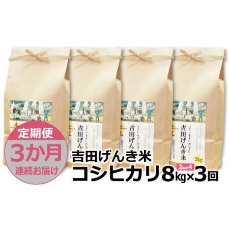 ふるさと納税 「吉田げんき米」コシヒカリ8kg（2kg×4） 島根県雲南市