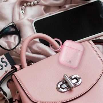 Airpods & Airpods Pro HookUps 保護套 - 硬殼 閃耀粉