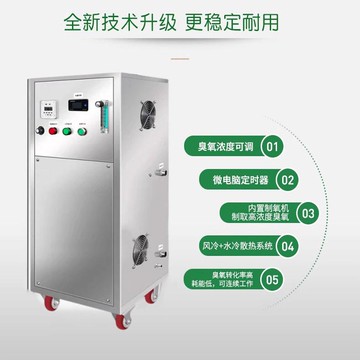 20g50g100g高濃度臭氧發生器水處理氧氣源臭氧消毒機水產養殖脫色