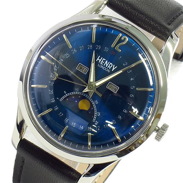 ヘンリーロンドン HENRY LONDON ナイツブリッジ KNIGHTSBRIDGE ユニセックス 39mm 腕時計 HL39-LS-0071  ブルー/ブラック ブルー | LINEショッピング