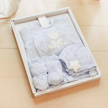 GMP BABY 大熊純棉禮盒  兩用兔裝+帽 彌月禮盒 ZW6-3-706