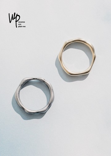 【贈包裝】plain-me聯名｜剛柔並濟．波浪環．醫療鋼戒