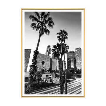 洛杉磯日落大道 木色 1入  30 x 40cm