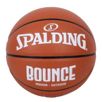SPALDING BOUNCE PU籃球#7-戶外 室外 室內 7號球 SPB91017 橘白