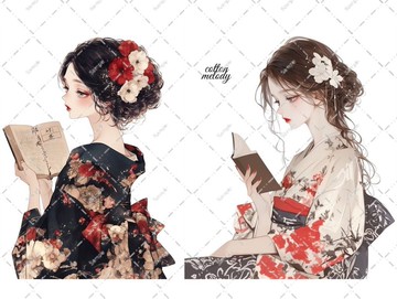 original sticker no.6314 人物貼紙 原創貼紙 人物插畫 少女貼紙 原創人物插畫