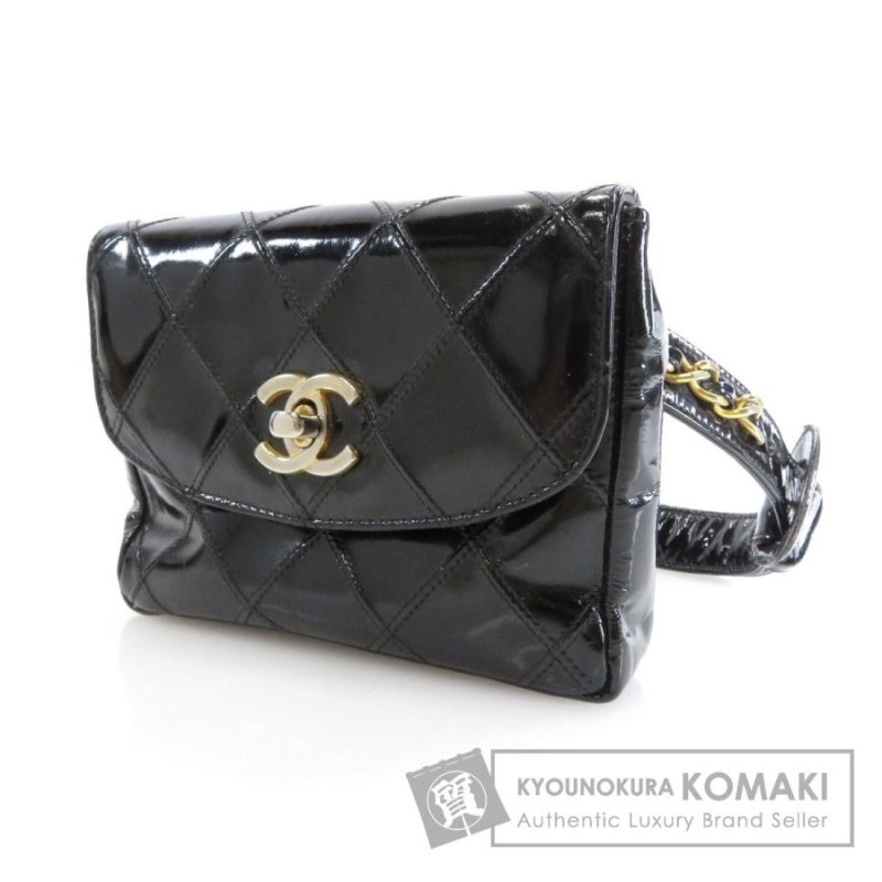 CHANEL【シャネル】 ココマーク ヒップバッグ・ウエストバッグ エナメル レディース 【中古】 | LINEブランドカタログ