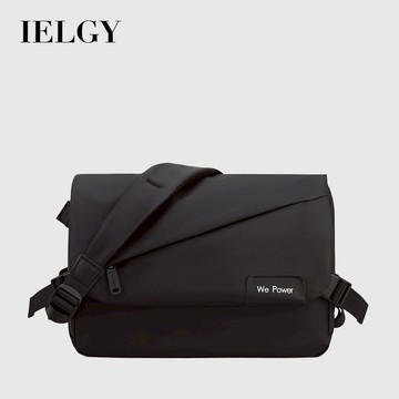 IELGY 男士大容量防水商務斜挎包