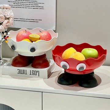 桃園精品🍐爆款家用果盤客廳茶几創意果籃新房過房擺盤專用果盤廚房洗菜盆WL