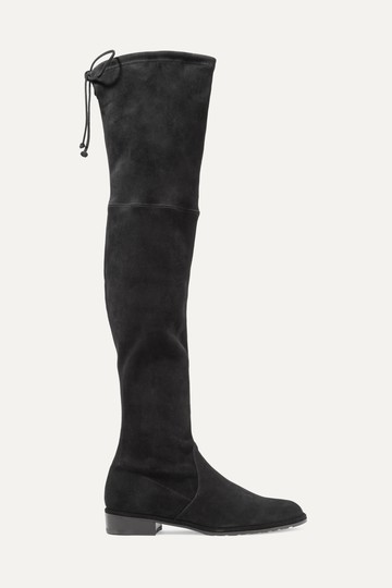 Stuart Weitzman - Lowland Suede Over-the-knee Boots - Black - IT41