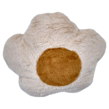 仿兔毛坐墊抱枕 小花蛋包  50 x 50 x 10cm