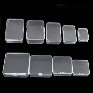 收納盒塑料透明盒子小零件首飾珠子夾子迷你整理盒食品級pp樣品盒