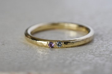 堆疊的往昔物語：紫水晶與海藍寶