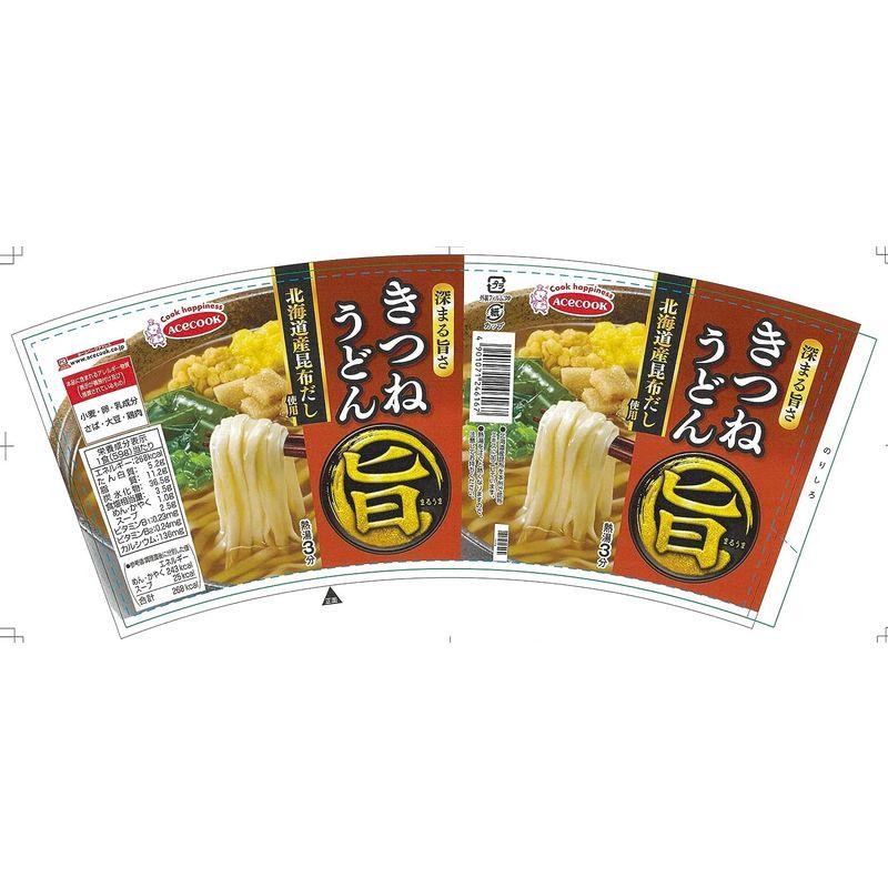 エースコック まる旨 きつねうどん 59g ×12個