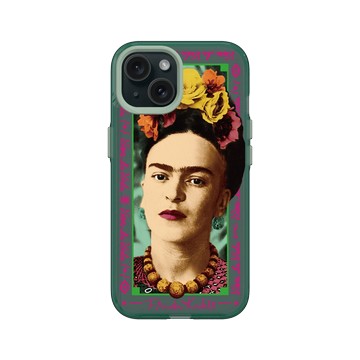 iPhone 15 Clear 憂墨綠 - Frida Kahlo - Frida Kahlo de Rivera