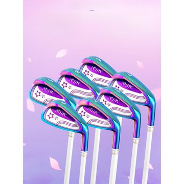 PGM高爾夫球桿女士7號鐵桿不銹鋼桿頭初學練習桿golf七號鐵桿防身
