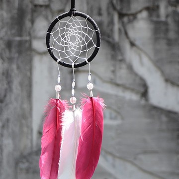 【限量】永恆時刻丨手工編織 閃耀 Dreamcatcher 捕夢網-微醺紅