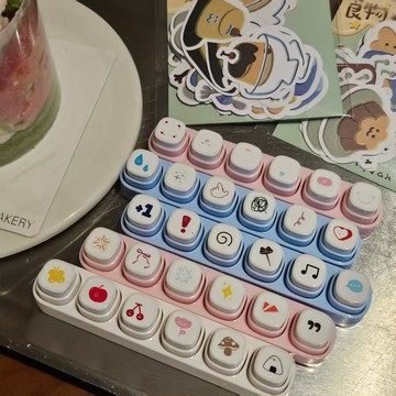 【coloryeah】手賬文具/基礎日常可拆卸六聯印章/光敏即印小尺寸