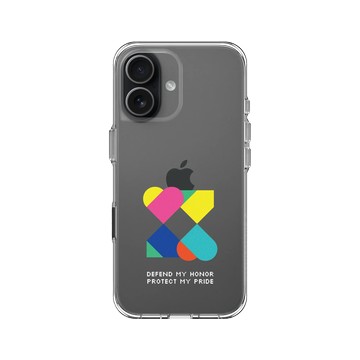 iPhone 17 Clear Case（相機按鈕） 透明 - PRIDE 2024: Love in All Forms - 我的驕傲勳章