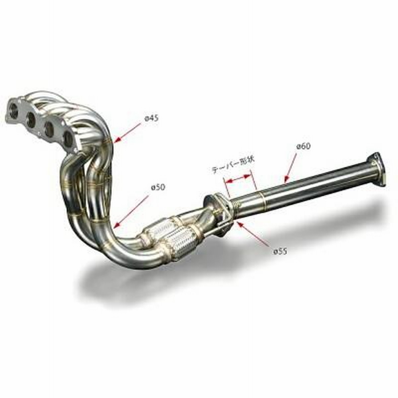 TODA RACING エキマニ K20A（CL7）エキゾーストマニフォールド