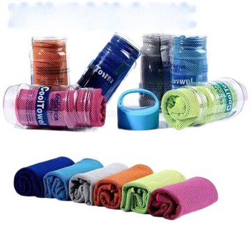 冰巾冷感運動毛巾戶外吸汗男健身房速干女冰感降溫高爾夫毛巾夏季