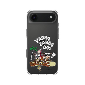 iPhone Air Clear Case（相機按鈕） 透明 - 摩登原始人 The Flintstones - 摩登原始人一家