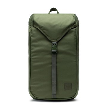 Herschel Thompson 軍綠 輕量帆布 水壺 筆電夾層 帆布 防潑水 書包 大容量 後背包 現貨