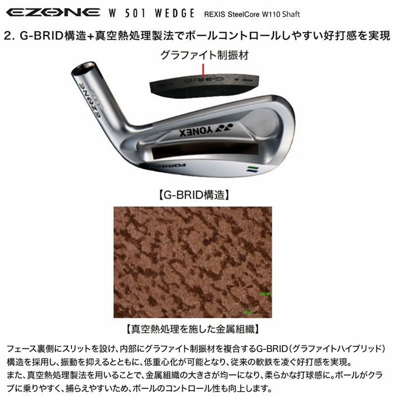 ヨネックス(YONEX) イーゾーン(EZONE) W501 ウェッジ 右用 レクシス