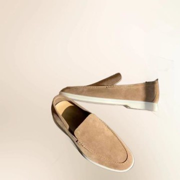 男士夏季樂福鞋休閑平底鞋一腳蹬開車鞋跨境大碼