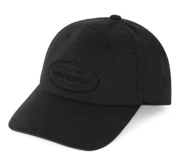 Overdyed E/T-Logo Cap-BLACK