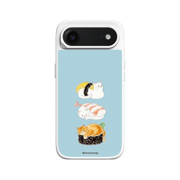 iPhone Air SolidX 白 - TOCOROCOMUGI - 三貫壽司貓