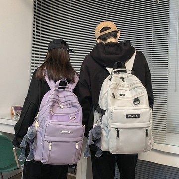 🔥新款🔥ins韓版原宿ulzzang女高中大學生百搭大容量多層雙肩包背包 可愛係 通懃包包 多隔層 大容量 防潑水  J
