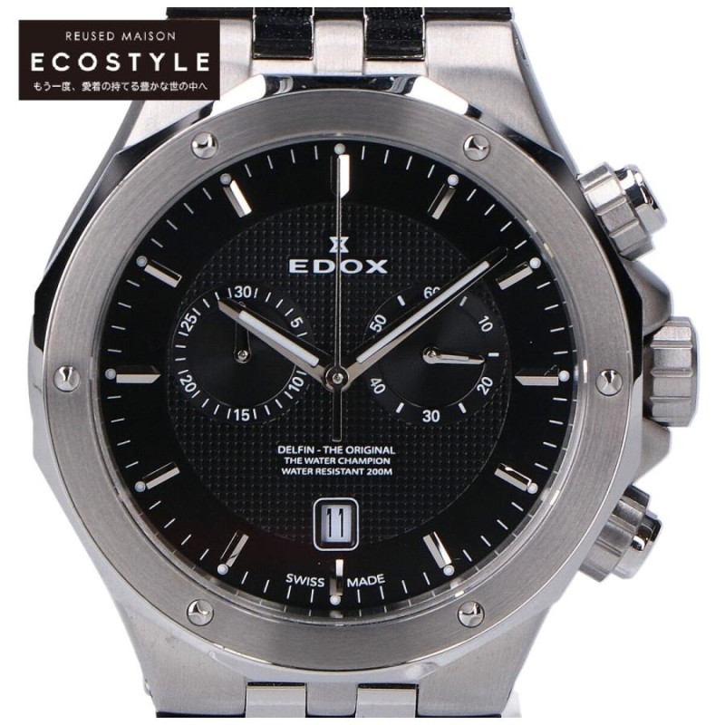 新品同様 EDOX エドックス 10110-3CA-NIN DELFIN デルフィン