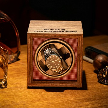 搖表盒 自動表盒 搖表器 搖表器機械表自動轉表器搖擺器晃表器上弦器上鍊盒手表收納盒表盒『ZW9873』