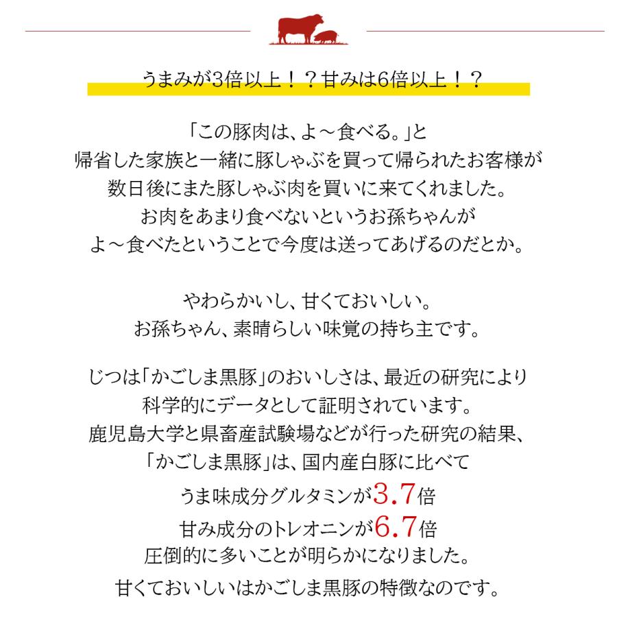 お歳暮 ギフト プレゼント 肉 豚肉 黒豚 かごしま黒豚 ロース しゃぶしゃぶ 400g 豚しゃぶ 内祝い 誕生日 風呂敷ギフト