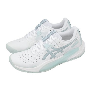 Asics 網球鞋 GEL-Challenger 15 女鞋 白 藍 穩定 避震 1042A294102