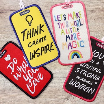 【刺繡吊牌】人生好詞系列