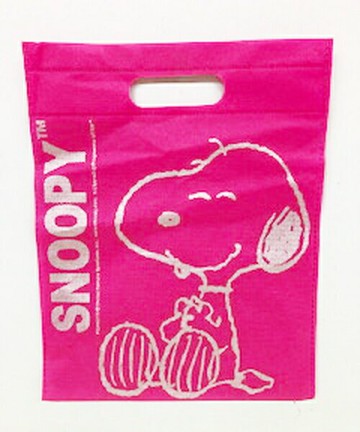 【震撼精品百貨】史奴比 Peanuts Snoopy  SNOOPY 購物袋粉色S#00532 震撼日式精品百貨