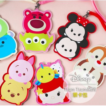迪士尼正版授權Tsum Tsum 造型票卡包 隨機