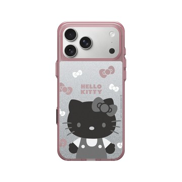iPhone 17 Pro Max Clear (相機按鈕) 晶醺玫 - 三麗鷗-Hello Kitty - 簡約系列-黑白造型
