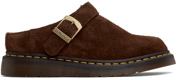 Dr. Martens 棕色 Isham 穆勒鞋