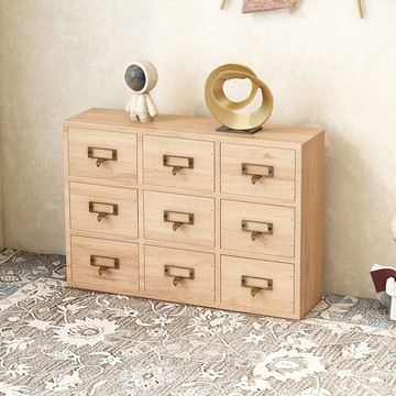 免運/公司貨 收納盒 首飾收納櫃 復古木質抽屜茶葉收納盒 桌面首飾盒 飾品整理盒 多層長方形小柜子 可開發票 全館五折 工廠現貨直銷 新品特價 z10304