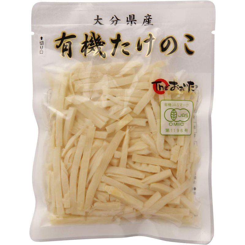 クローバー食品 大分県産 有機たけのこ 細切り 80g