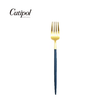 葡萄牙Cutipol GOA系列18.5cm點心叉 (藍金)