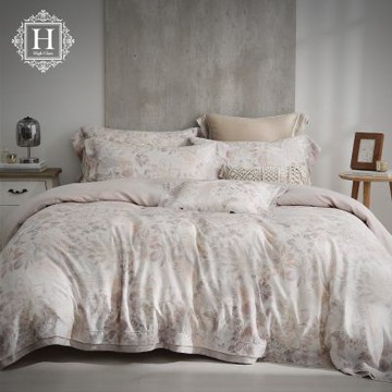 【HOYA H Series 】特大100支歐風工藝極緻天絲薄被套寢飾六件組-芙莉婭
