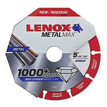 LENOX 狼牌 鑽石鋸片 LE1985492 5吋 黑銀色 耐用切割金屬  1個