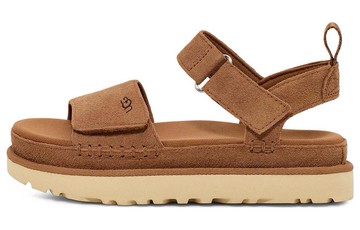 UGG GOLDENSTAR PLATFORM SANDAL CHESTNUT WOMEN