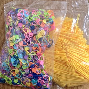 鵬飛牌雙頭鉤針 單頭塑料鉤針 記號扣 縫合針 手工鉤編織工具整包