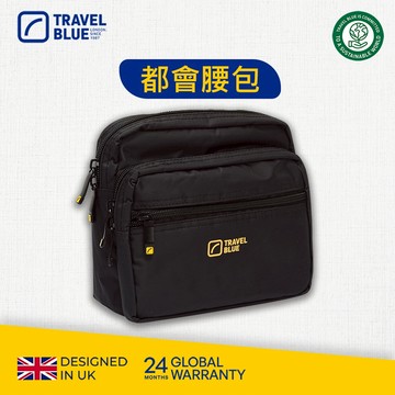 【Travel Blue 藍旅】都會腰包 (輕量腰包/旅行腰包/多功能腰包)TB635