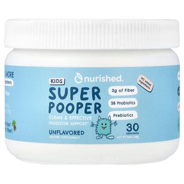 Nurished, Kids Super Pooper, Unflavored, 3.8 oz (108 g)