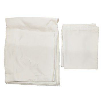 愛北鼻 天絲萊賽爾床包枕套組 (King Size) 台灣製 PTS101  白色